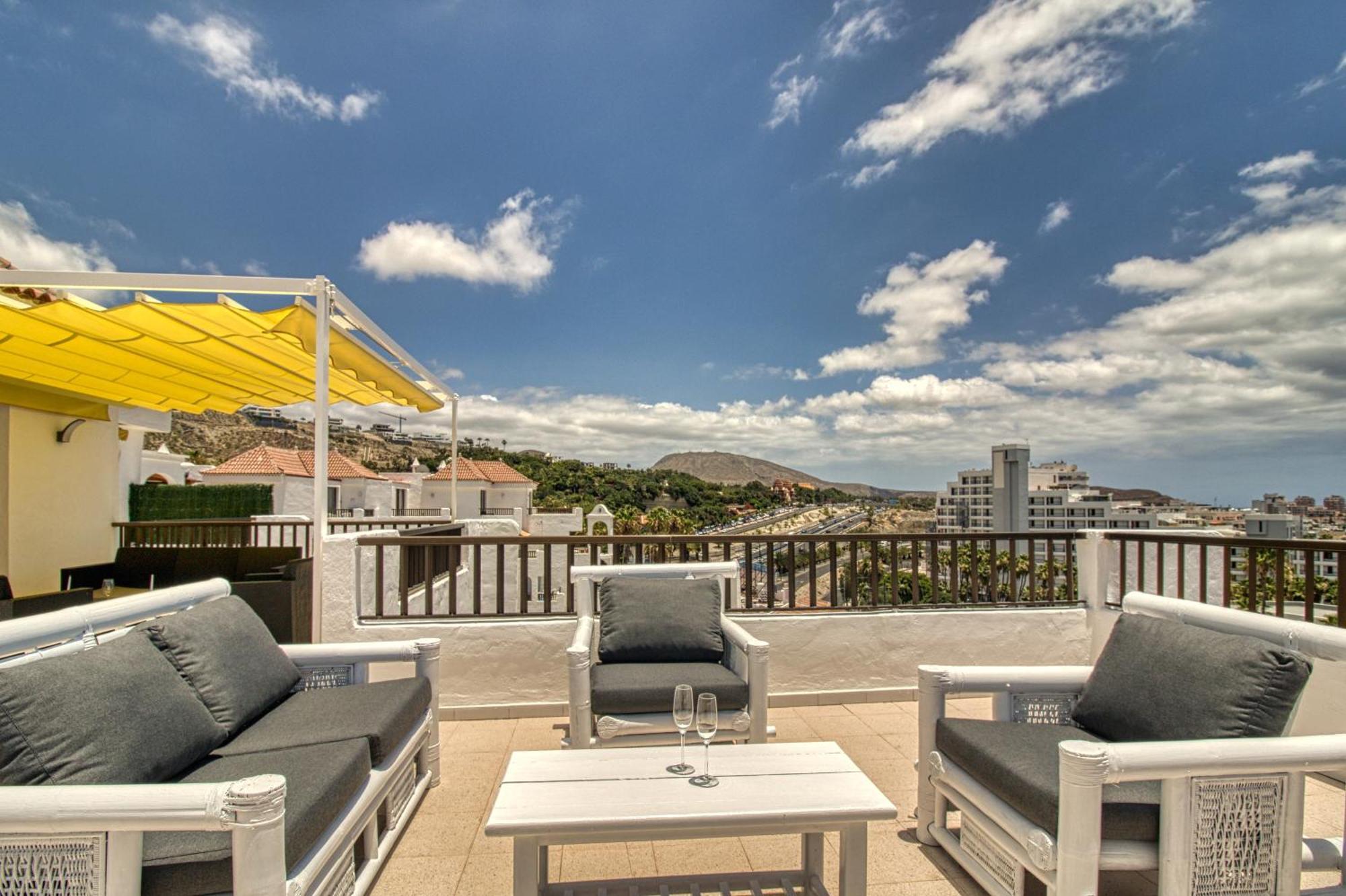 Playa Feñabe Penthouse Sea View Jacuzzy Terrace & Pool 아파트 외부 사진